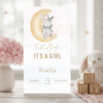 Conejito con Magia y Estrellas para tu Baby Shower