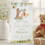 Dulce Bienvenida: Un Baby Shower con Winnie the Pooh y Miel