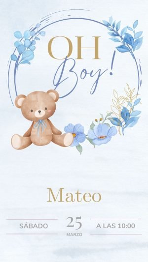 Oh Boy Osito tierno DIESÑO